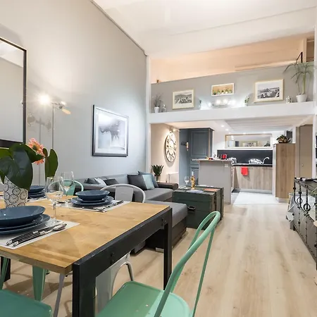 Apartamento Place Vieille - Duplex, Type Loft, 8 Personnes, Calme, Vieux-nice