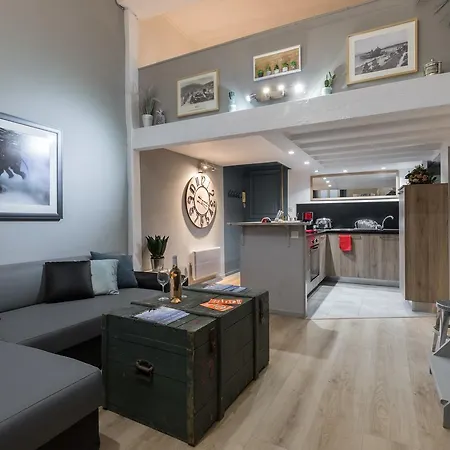 Apartamento Place Vieille - Duplex, Type Loft, 8 Personnes, Calme, Vieux-nice Nice