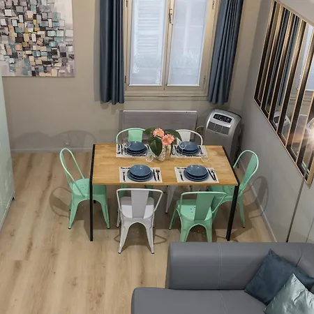 Apartamento Place Vieille - Duplex, Type Loft, 8 Personnes, Calme, Vieux-nice Nice