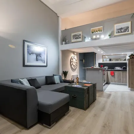 Place Vieille - Duplex, Type Loft, 8 Personnes, Calme, Vieux-nice *